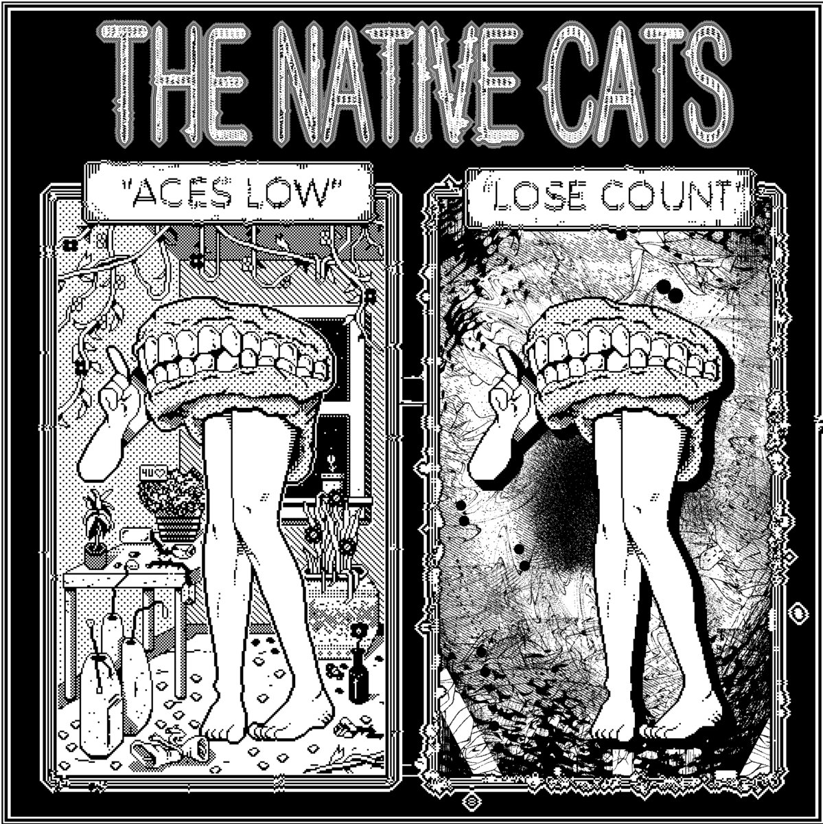Cover art for The Native Cats – Aces Low / Lose Count